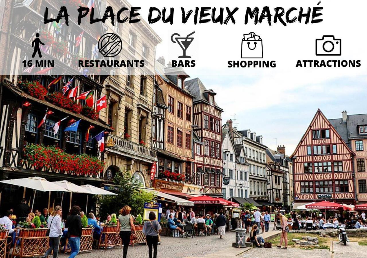 Cosy'Appart - Le Saint Maur Rouen Ngoại thất bức ảnh